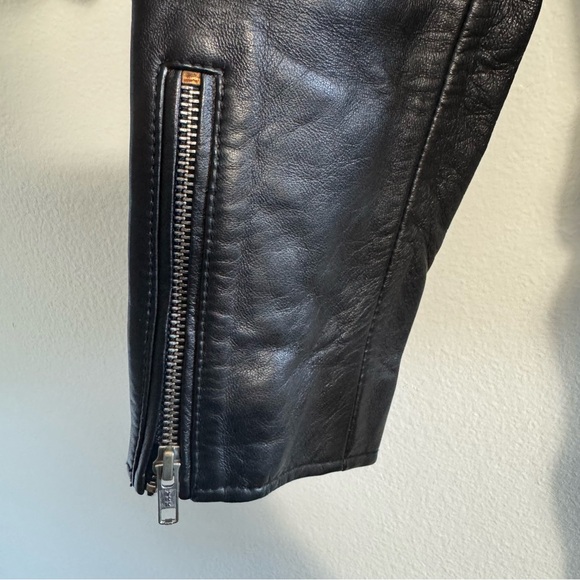 Quince Black Genuine Leather Moto Jacket
Size Medium - Picture 3 of 12